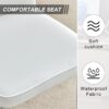 Modern Minimalist Dining Chairs (Set of 4) - White / Silver - Image 6