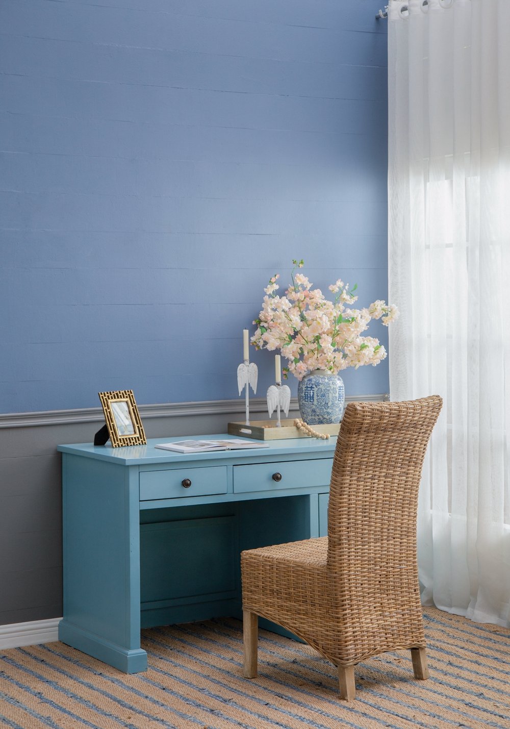 Desk Stylish Design - Blue - Image 14