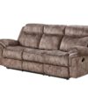 Zubaida - Two Tone Velvet Recliner Sofa With USB Port Drop Down Table - Chocolate - Image 10