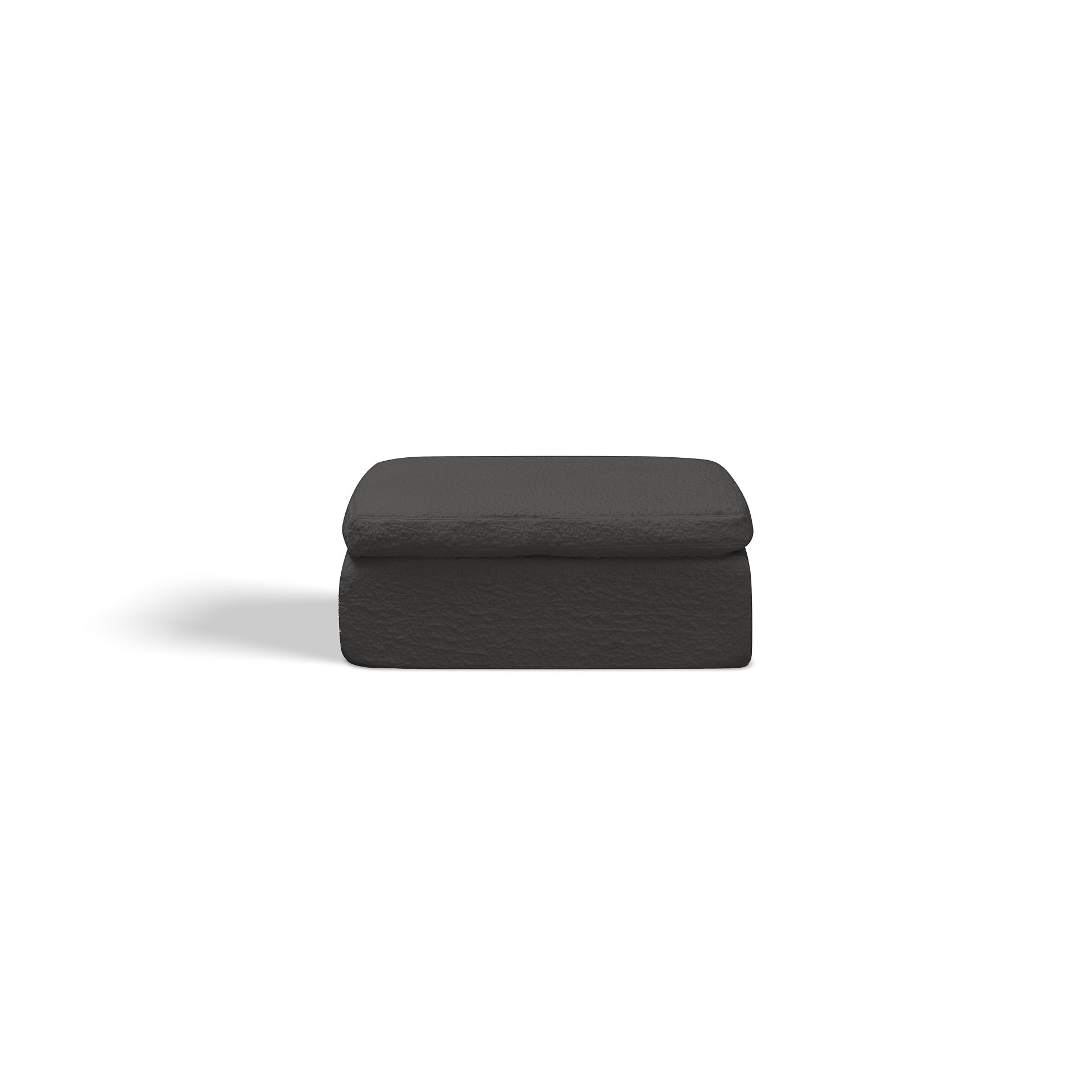 Cloud L Shape Modular Sectional Sofa With Ottoman, 3 Seater Convertible Couch - Gray - Image 12