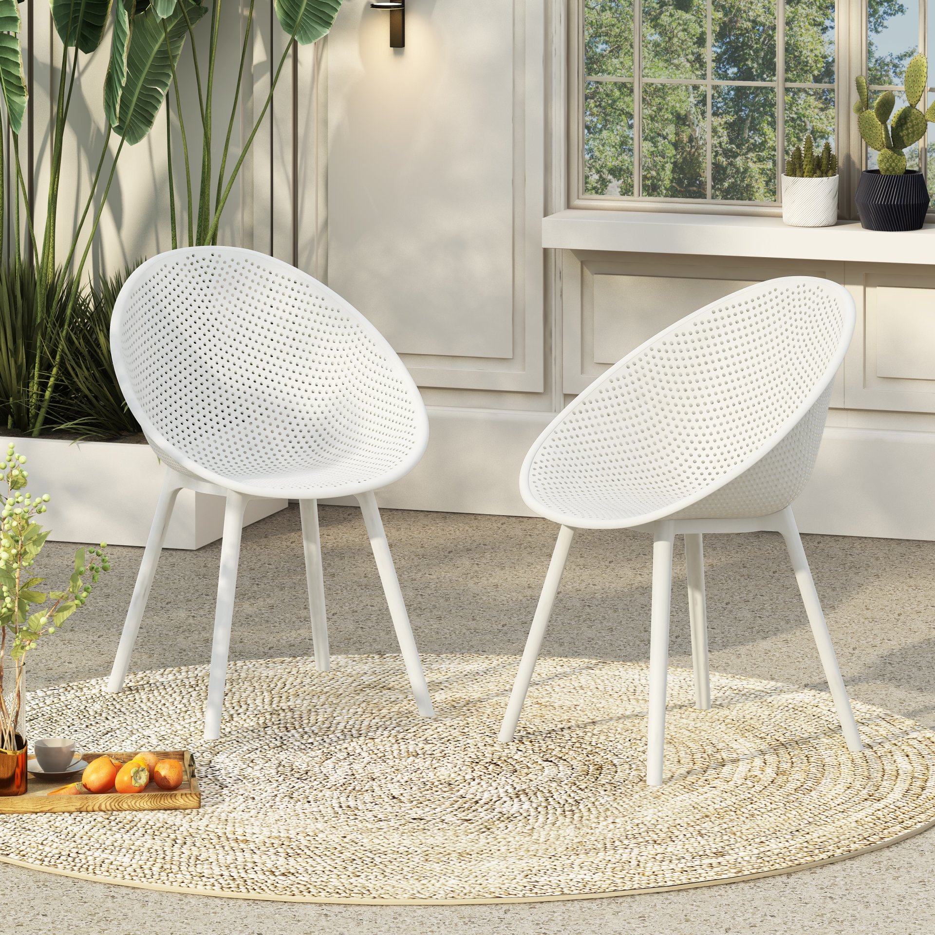 Gable - Dining Chair (Set of 2) - White - Image 2