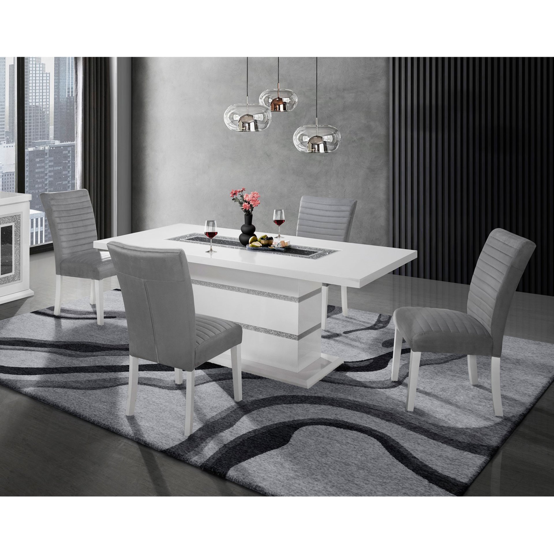 Ariya - Dining Table - White - Image 3