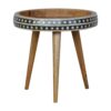 Small Dotted End Table - Oak - Image 9