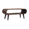 Amaya - Nordic Style Coffee Table - Chestnut - Image 2