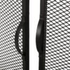 Samantha - Iron Fireplace Screen Modern Design With Easy Access Doors - Black - Image 10