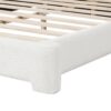 Full Size Cozy Bouce Upholstered Bed Dreamy Bedroom Addition - White - Image 4