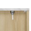 Fluted 6 Drawers Dresser, Double Dresser Chest Of Drawers, Modern Chest Of Drawers With LED, Drawer Organizer For Bedroom, Living Room, Hallway - Natural - Image 19