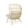 Palos - Outdoor Wicker Loveseat - Light Brown - Image 5