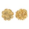 Rose Hanging Resin Wall Accents (Set of 2) - Gold - Image 2