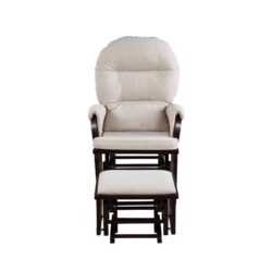 Madison - Glider & Ottoman - Espresso / Latte