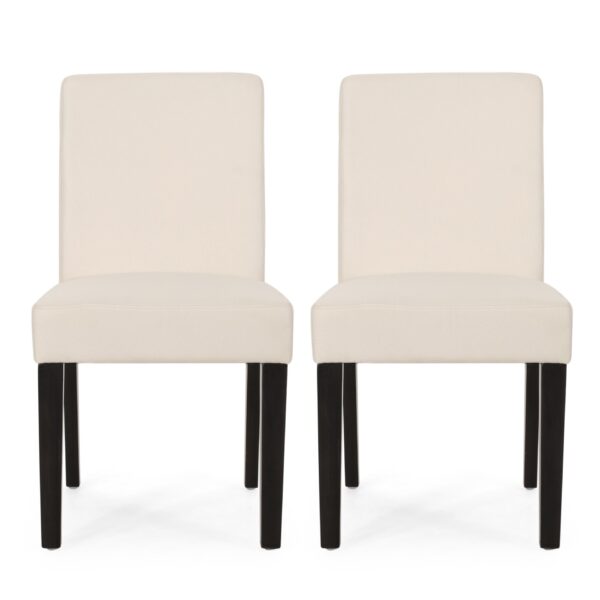 Classy Dining Chair (Set of 2) With Upholstered Seating - Beige