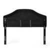 Kaarina - Contemporary Tufted Fabric Full / Queen Headboard - Black - Image 8