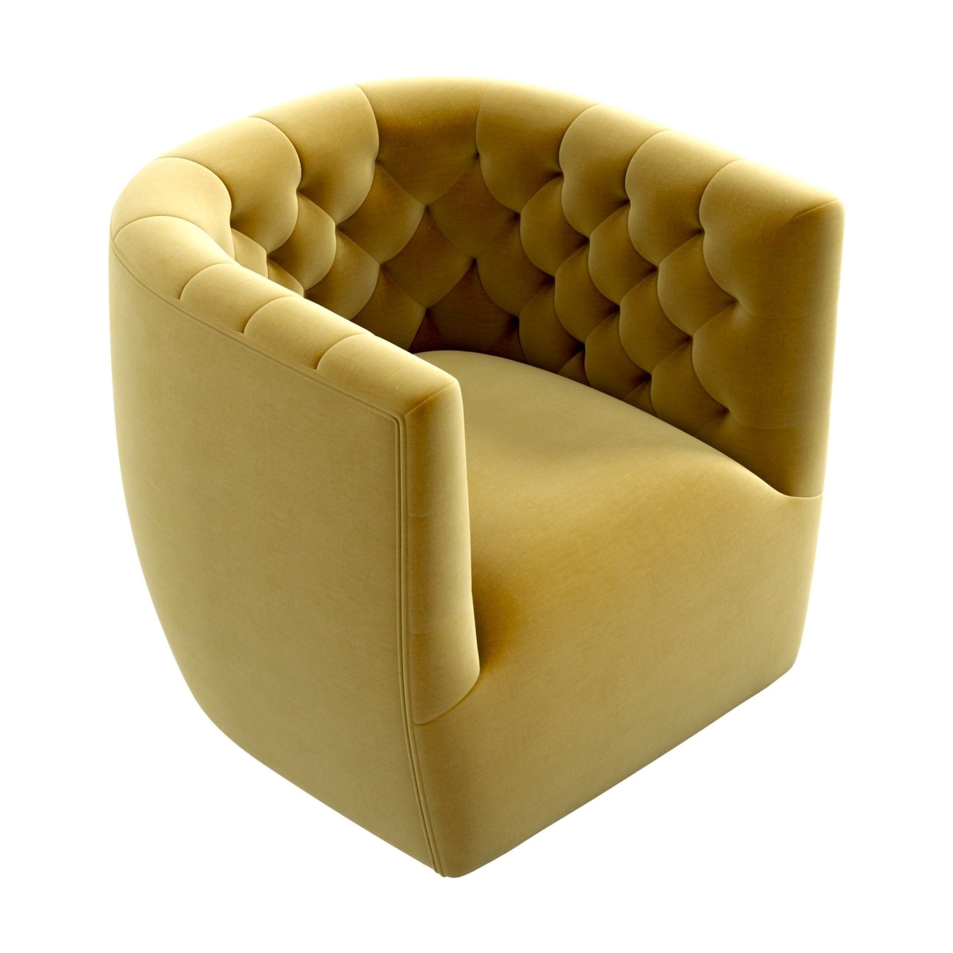 Delaney - Swivel Chair - Gold - Image 13