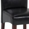 Cosmopolitan - Deluxe Tufted Parson Chair (Set of 2) - Midnight Black - Image 8