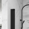 Bathtub Screen Panel Shower Door 180° Pivot - Black - Image 5