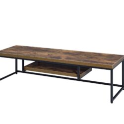 Bob - TV Stand - Weathered Oak / Black