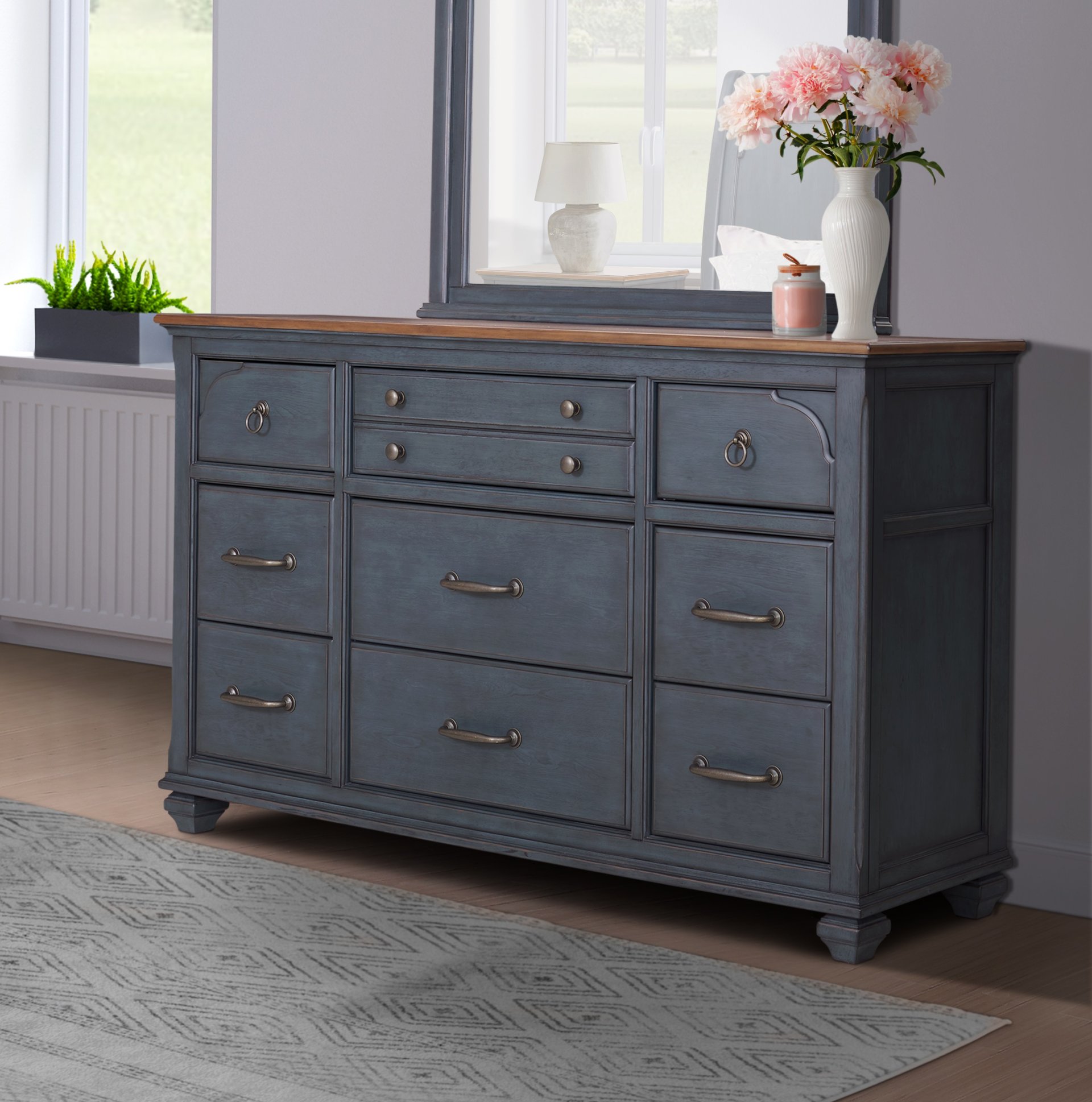 Americana - Dresser - Blue - Image 2