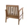 Perla - Contemporary Club Chair With Water Resistant Cushions - Cream - Image 6