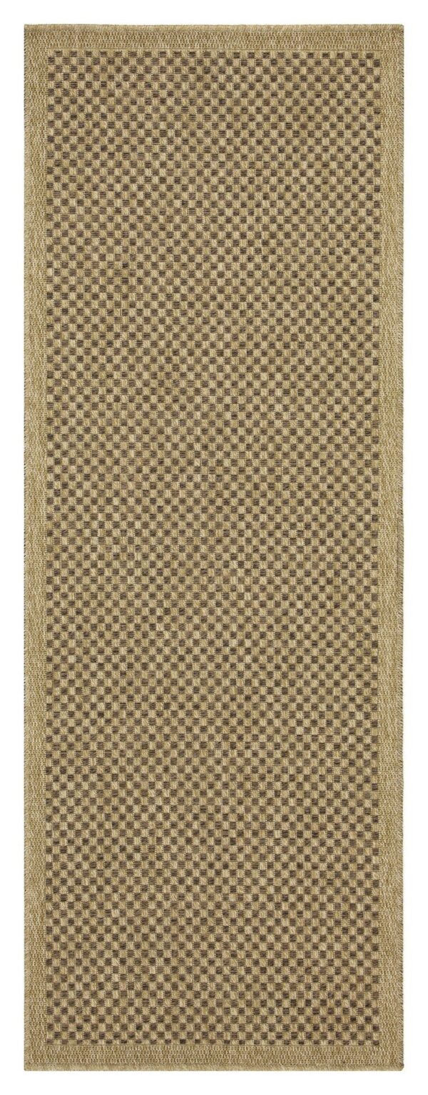 Earth - 2'7" X 7'3" Polypropylene Indoor, Outdoor Area Rug - Jute, Mocha