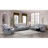 Stonic - Reclining Sofa And Loveseat - Gray - Image 9