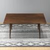 Levi - Modern Style Rectangular Dining Kitchen Table - Brown - Image 12