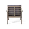 Temecula - (Set of 2) Outdoor Club Chairs With Cushions - Dark Gray - Image 11
