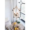 4 Light Chandelier, Hanging Light Fixture With Adjustable Chain For Kitchen, Bulb Not Included - Cream - Image 6