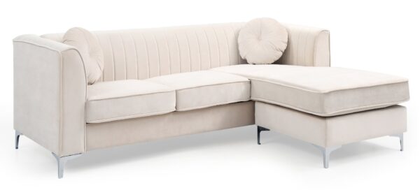 Delray - Sofa Chaise - Ivory