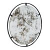 Theodor - Mirror With Industrial Design Round Mirror With Metal Frame For Wall Decor & Entryway Console Lean Against Wall - Black - Image 6