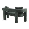 Modern Loveseat Sofa, Comfy Upholstered 2 Seater - Emerald - Image 14