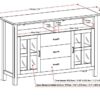 Kitchener - Tall TV Media Stand - Hickory Brown - Image 11
