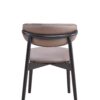 Lanae - Polished Microfiber Side Chair (Set of 2) - Gray - Image 4