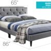 Deb - Queen Bed For Cozy Sleep - Gray - Image 10
