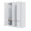 6 Doors Wardrobe Storage For Bedroom - White - Image 4