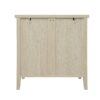 3 Drawer Buffet Sideboard With Adjustable Shelves, Storage Cabinet With Natural Seaweed Decor Doors For Living Room Kitchen Entryway - Natural - Image 12