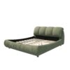 King Size Luxury Upholstered Platform Bed With Oversized Padded Backrest And Solid Wood Frame, Suitable For Multiple Heights Of Mattresses - Green - Image 11