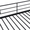 Full Over Full Bunk Bed With Lateral Storage Ladder And Wardrobe - Black - Image 8