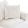 Modern, Modular Sofa, 4 Seat Chenille Sectional Couch Set With 2 Pillows Included, Freely Combinable Indoor Funiture - White - Image 11