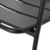 Modern Conrad Chair Outdoor Seating - Matte Black - Image 13