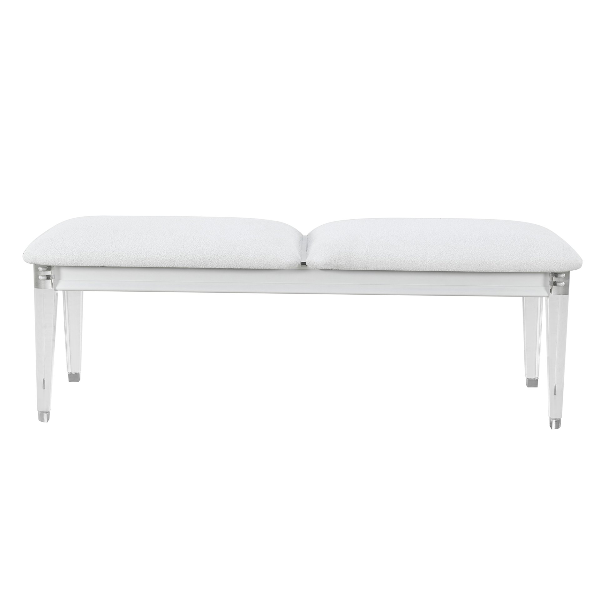 Brenda - Bedroom Bench With Padded Seating - Gray - Image 4