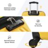 3 Piece Luggage Set Hardside Spinner Suitcase With Tsa Lock 20" 24" 28" Available - Yellow - Image 3
