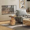 Haynes - Wooden Accent Table - Natural - Image 7