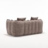 Soft Beanbag Chair With High Resilience Foam Core For Two People - Brown - Image 18
