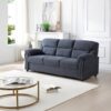 Hamilton - Sofa With Nailhead Trim - Blue - Image 2