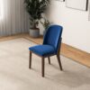 Kaitlyn - Dining Chair (Set of 2) - Brown / Navy Blue - Image 9