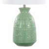 Claudia - Contemporary Lamp (Set of 2) - Sage Green / Polished Nickel / White - Image 4