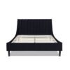 Aspen - Queen Vertical Tufted Headboard Platform Bed Set - Anthracite Black - Image 13