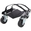 Heavy Duty Snowmobile Dolly With V Slide And Swivel Casters Steel, 1500Lbs Capacity - Black - Image 7