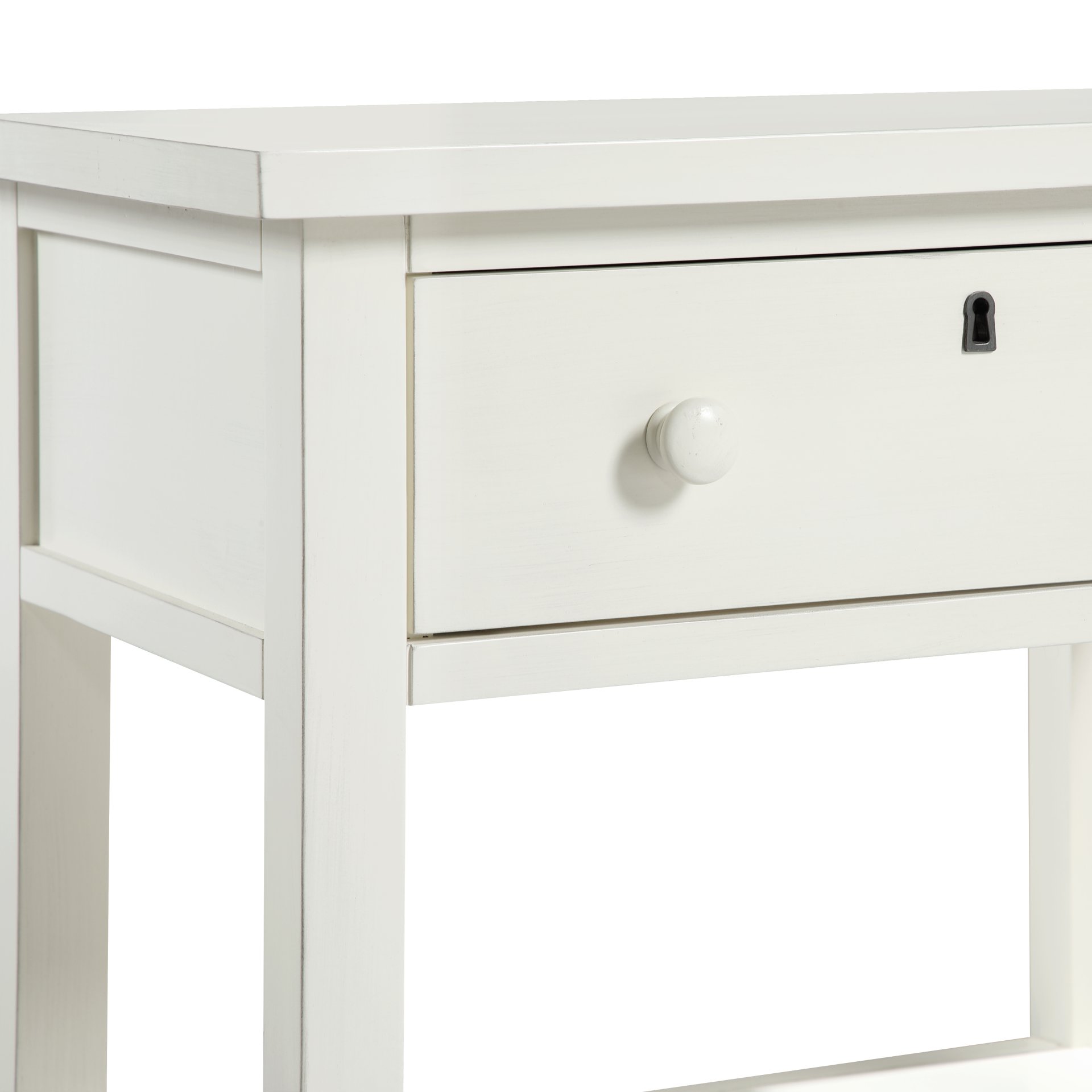 Finley - 1 Drawer Storage Nightstand - Antique White - Image 11