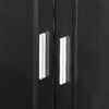 Tall Bathroom Storage Cabinet, Cabinet With 2 Doors And Drawers, Adjustable Shelf - Black - Image 19